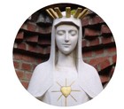 Vierge au coeur dor